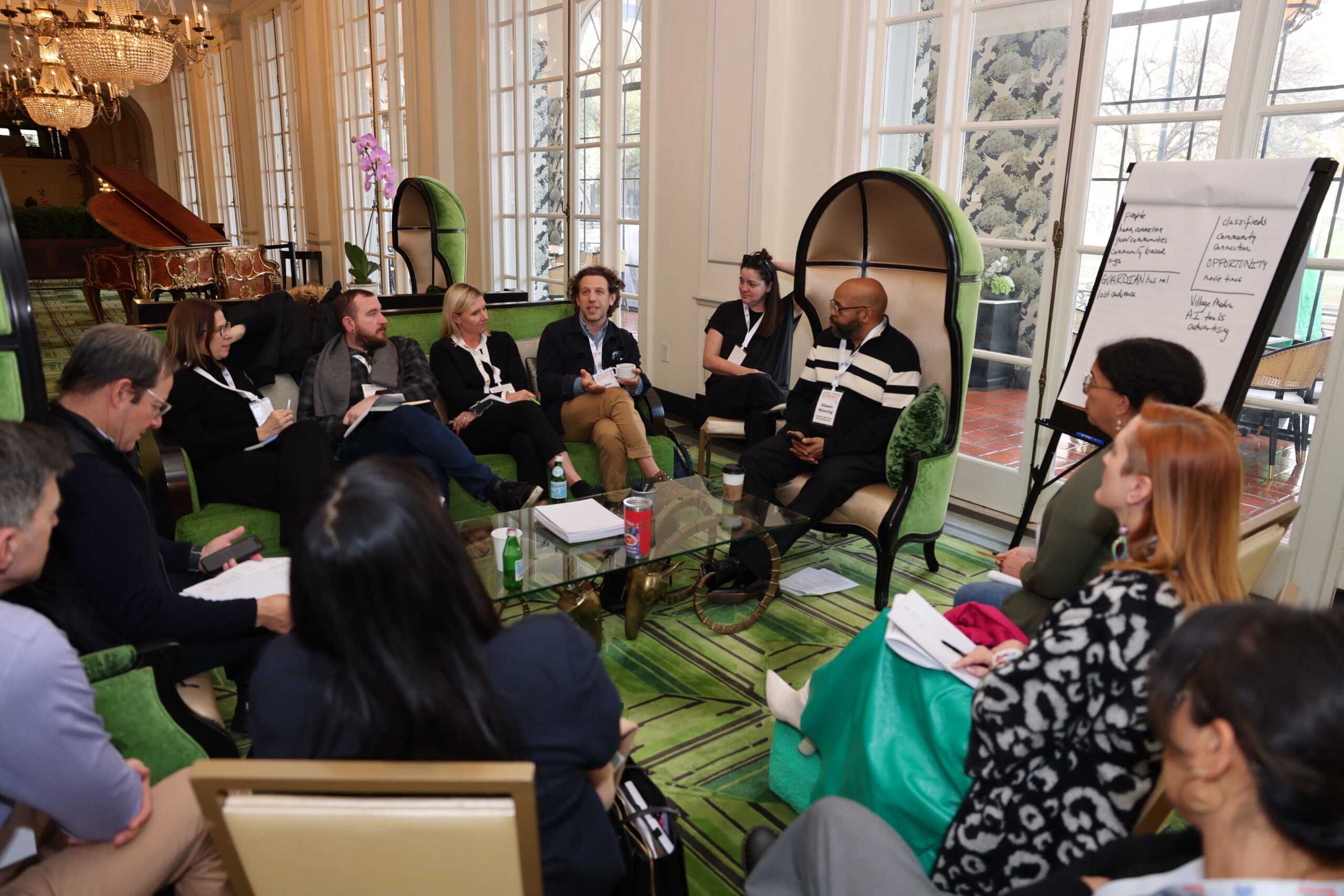 Photo of working group during the 2026 Local News Summit.